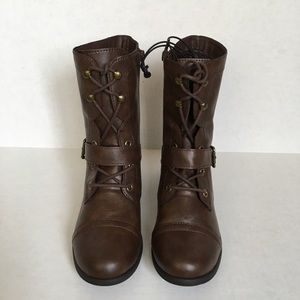 american rag farahh combat booties